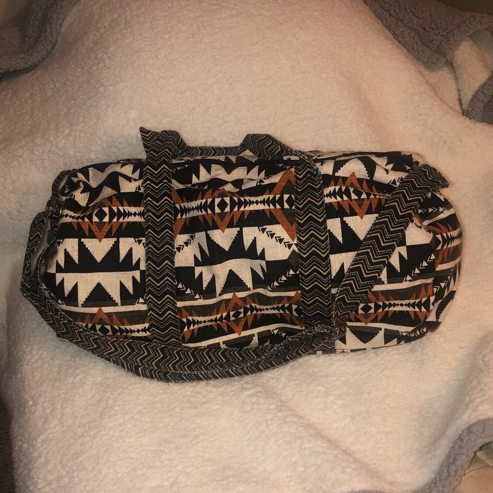 Tribal Print Duffel Bag